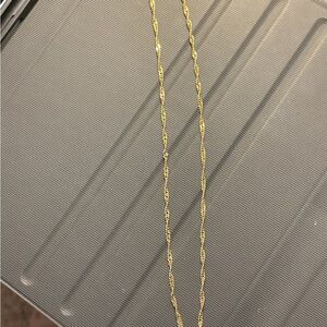 Elegant 14kgp Gold Necklace and brackets